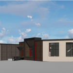 Начало строительства торгового центра в экорайоне "Вишневая горка"