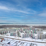 Ход строительства новых домов в экорайоне «Вишневая горка». Февраль