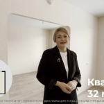 Сегодня мы расскажем вам про небольшую квартиру в экорайоне «Вишнёвая Горка» общей площадью 32 кв. м.