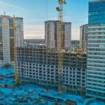 ХОД СТРОИТЕЛЬСТВА ЖИЛЫХ ДОМОВ № 4.1., 5.1, 5.2 СТР. ФЕВРАЛЬ 2022