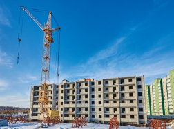 Дом №41. Возведение 6-го этажа.