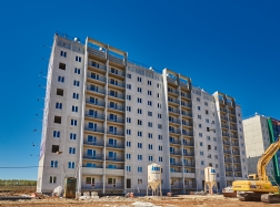 Дом №43. Завершен монтаж короба. Ведутся отделочные работы