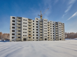 Монтаж 8 этажа в доме №60